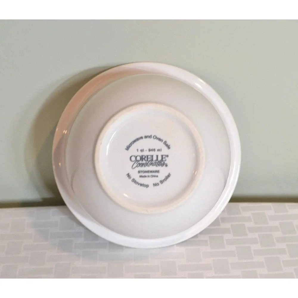 Corelle Coordinates Chutney Fruit Pattern 1 Quart Stoneware Mixing Bowl, Corning